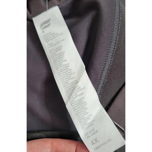 Fabletics All Day Every Day Bra Black, Green & Gray Camo NEW Women's 4X - Picture 9 of 10